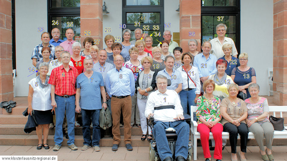 Klassenjahrgang 1956 bis 1966 Foto 08.10.2011 Klassentreffen